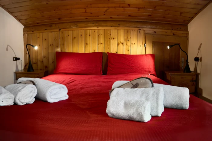 Camera matrimoniale dell Appartamento Cinque a Baita Lorella Livigno